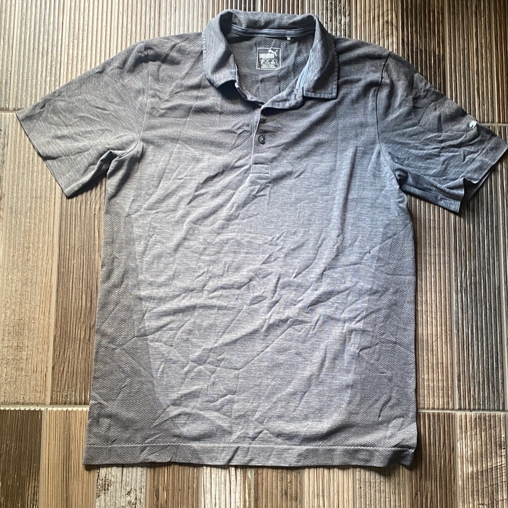 🎁Puma Men's Charcoal Polo Shirt